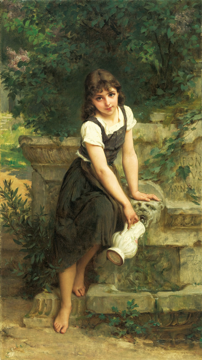  阿道夫·布格罗 Adolphe Bouguereau ——小憩